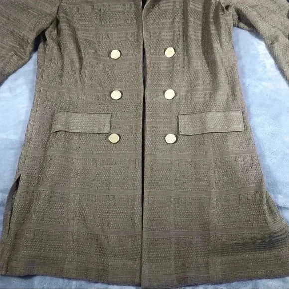 Misook Plus Size medium Knit Jacket Blazer In Taupe - Picture 6 of 6